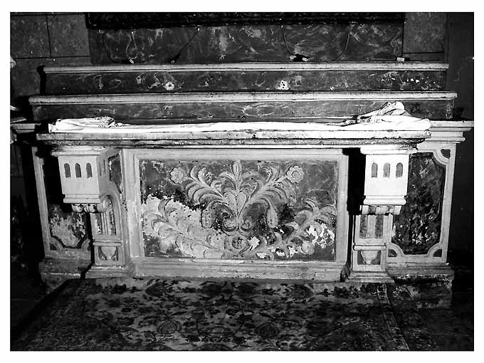 altare - ambito Italia meridionale (seconda metà sec. XVIII)