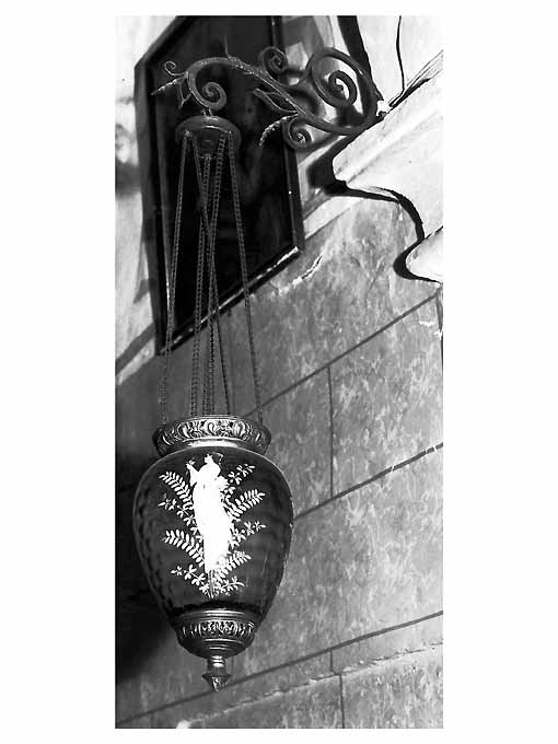 lampada pensile a vaso - ambito Italia meridionale (primo quarto sec. XX)