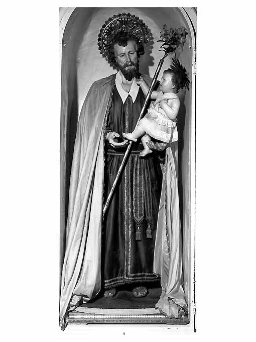 San Giuseppe e Gesù Bambino (statua) - ambito Italia meridionale (seconda metà sec. XIX)