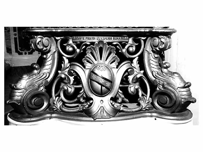 piedistallo di statua di Guerra Giuseppe (sec. XIX)