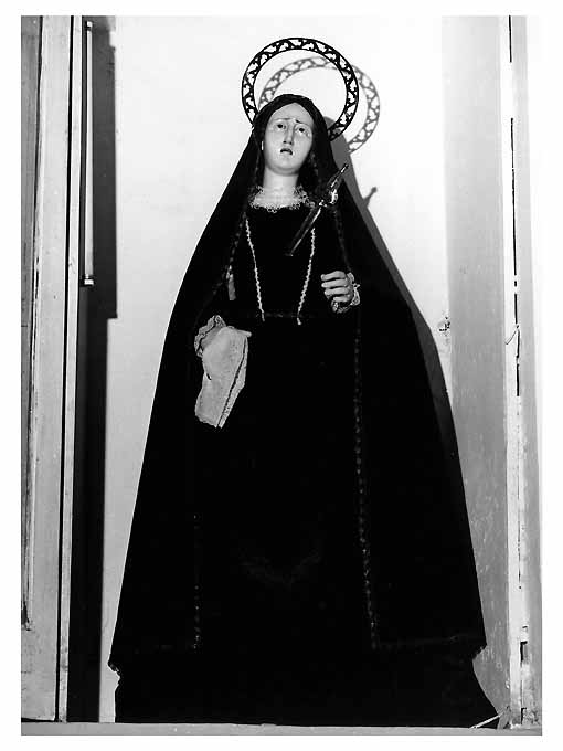 Madonna Addolorata (statua processionale) - manifattura Italia meridionale (primo quarto sec. XX)
