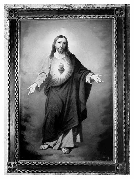 Sacro Cuore di Gesù (dipinto) - ambito Italia meridionale (fine/inizio secc. XIX/ XX)