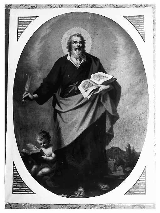 San Matteo Evangelista (dipinto) - ambito Italia meridionale (fine/inizio secc. XIX/ XX)