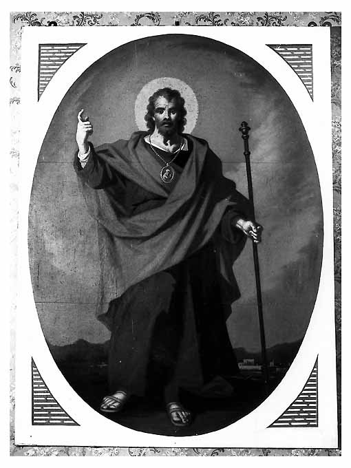 Santo (dipinto) - ambito Italia meridionale (fine/inizio secc. XIX/ XX)