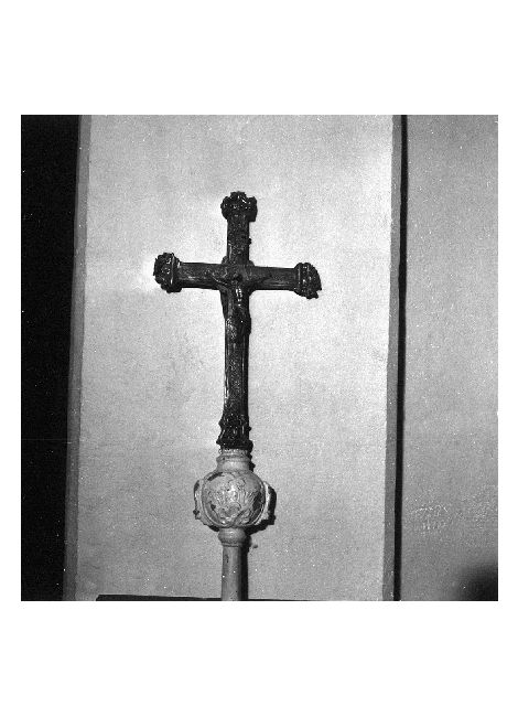 croce processionale - ambito barese (inizio sec. XIX)