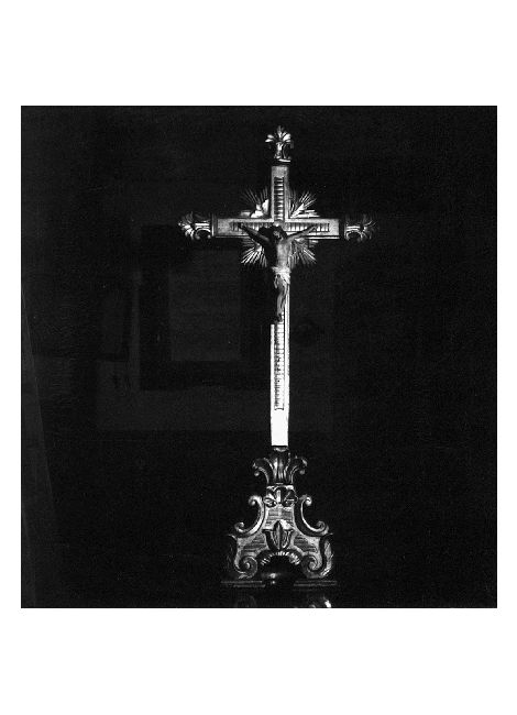 Cristo crocifisso (croce d'altare) - ambito pugliese (sec. XIX)