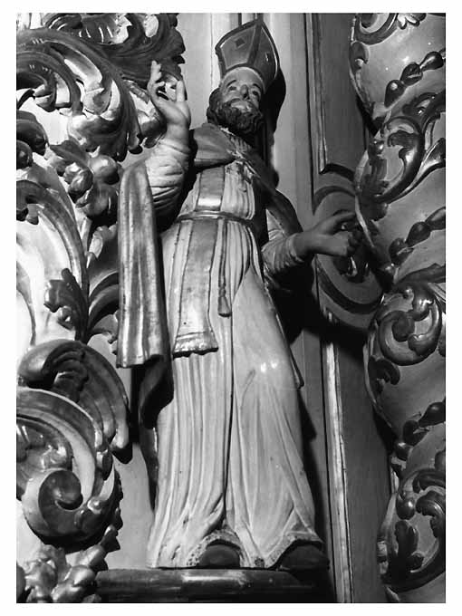 Santo vescovo (statua) - ambito pugliese (sec. XVIII)