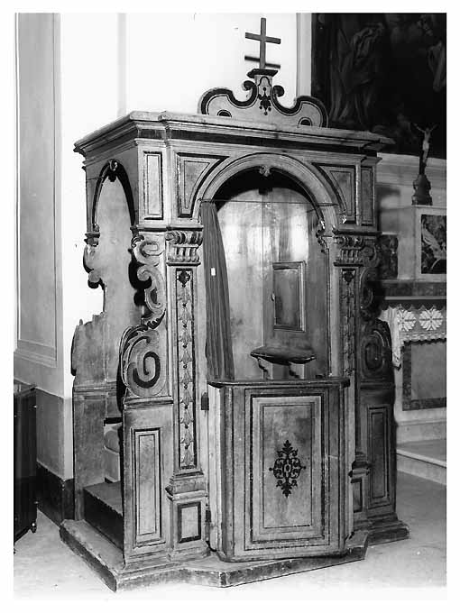confessionale - ambito pugliese (sec. XVIII)