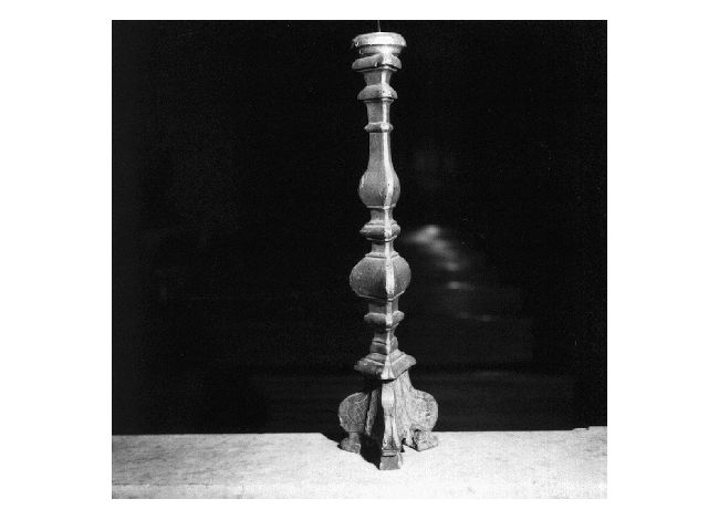 candeliere, serie - ambito pugliese (fine/inizio secc. XVIII/ XIX)