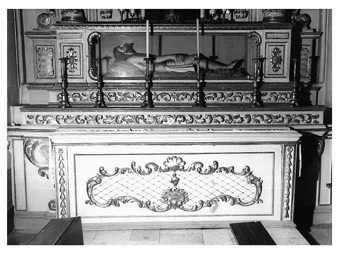 altare - ambito pugliese (fine/inizio secc. XVIII/ XIX)