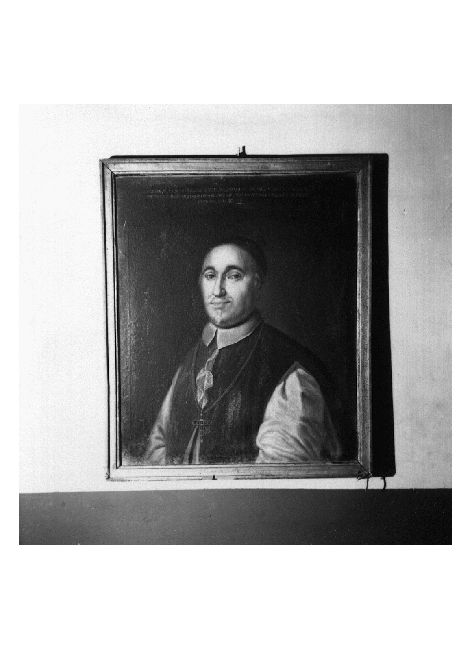 Ritratto di monsignor Domenico Bellisario De Bellis (dipinto) - ambito pugliese (prima metà sec. XVIII)