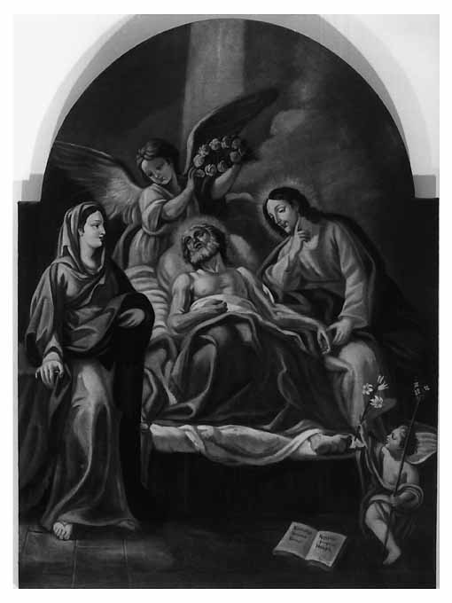 morte di San Giuseppe (dipinto) - ambito pugliese (sec. XIX)