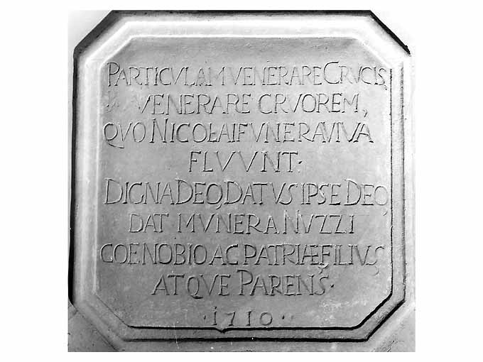 lapide - ambito pugliese (sec. XVIII)