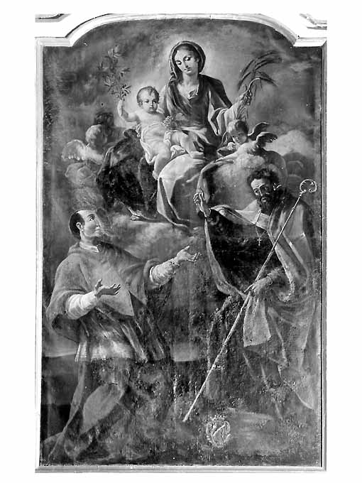 Madonna della Provvidenza e santi (dipinto) di Porta Nicola (attribuito) (seconda metà sec. XVIII)