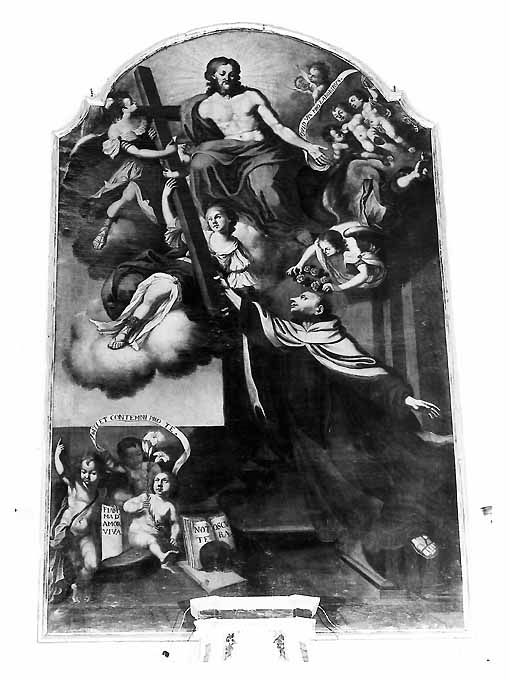 Visione mistica di san Giovanni della Croce (dipinto) di Maramonte Niccolo' (attribuito) (sec. XVIII)