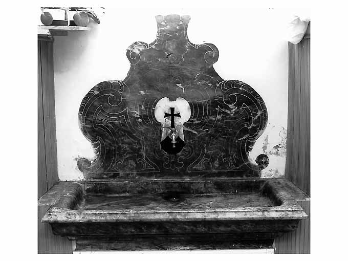 lavabo da sacrestia - ambito pugliese (sec. XVIII)
