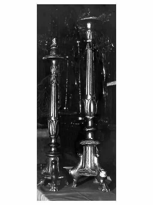 candeliere, serie - ambito pugliese (sec. XVII)