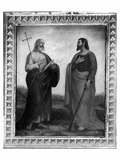 San Filippo e san Giacomo (dipinto) di Maraschini Giuseppe (sec. XIX)