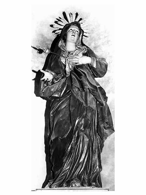 Madonna Addolorata (statua) di Colombo Giacomo (primo quarto sec. XVIII)