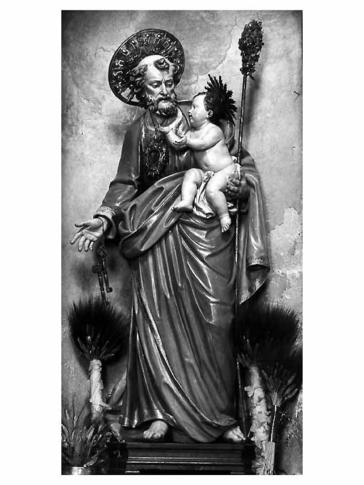 San Giuseppe e Gesù Bambino (statua) di Paolo da Cassano (prima metà sec. XVIII)
