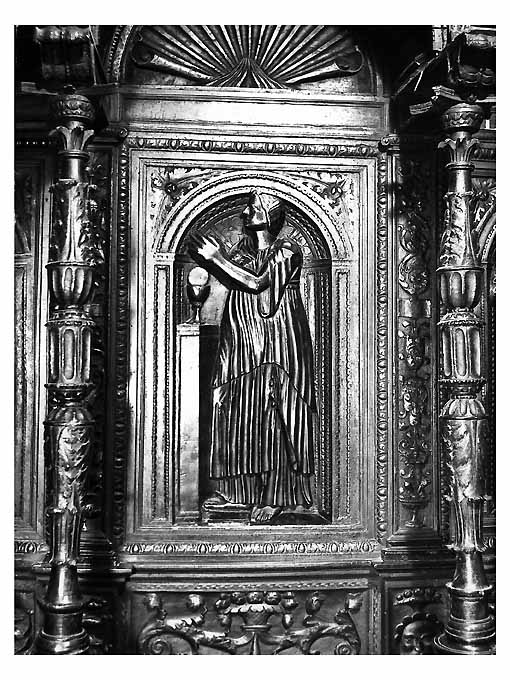 Fede (pannello di stallo di coro) di Bonafede Colantonio, Marzano Teodoro, Fanello Candilera de (sec. XVI)