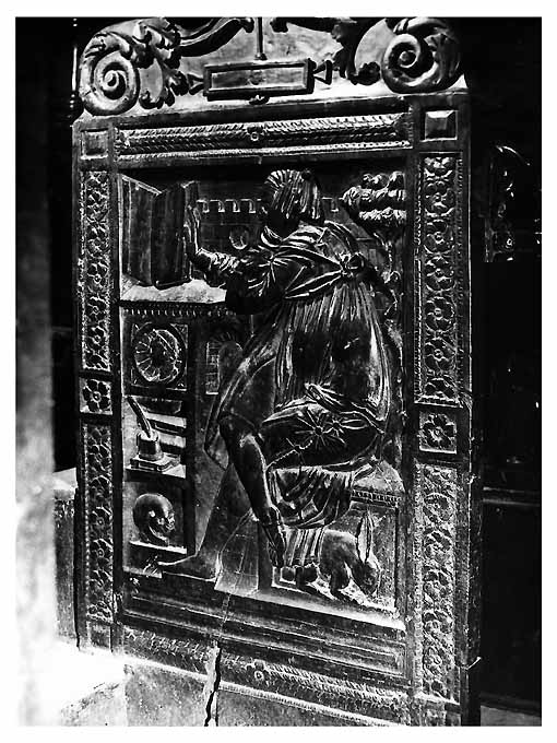 Sibilla (pannello di stallo di coro) di Bonafede Colantonio, Marzano Teodoro, Fanello Candilera de (sec. XVI)