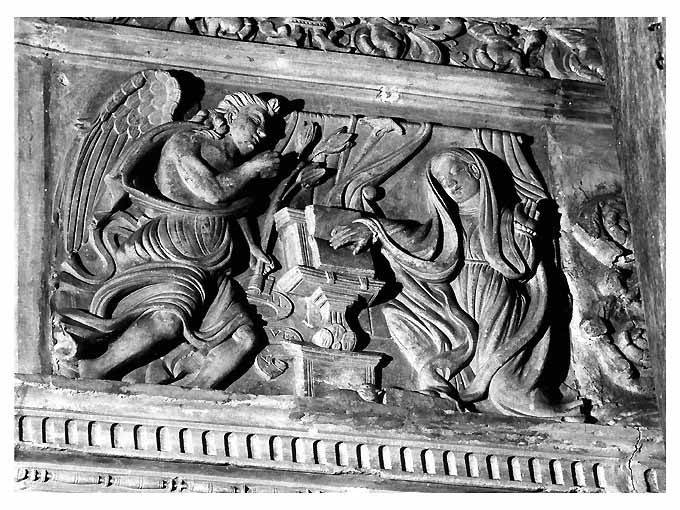 pulpito di Pogheso Francesco da Putignano (secondo quarto sec. XVI)