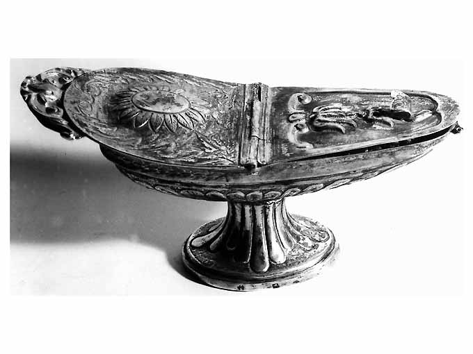 navicella portaincenso, opera isolata - bottega napoletana (sec. XVIII)