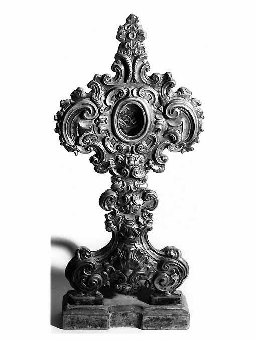 reliquiario - a ostensorio, opera isolata - bottega Italia meridionale (sec. XVIII)