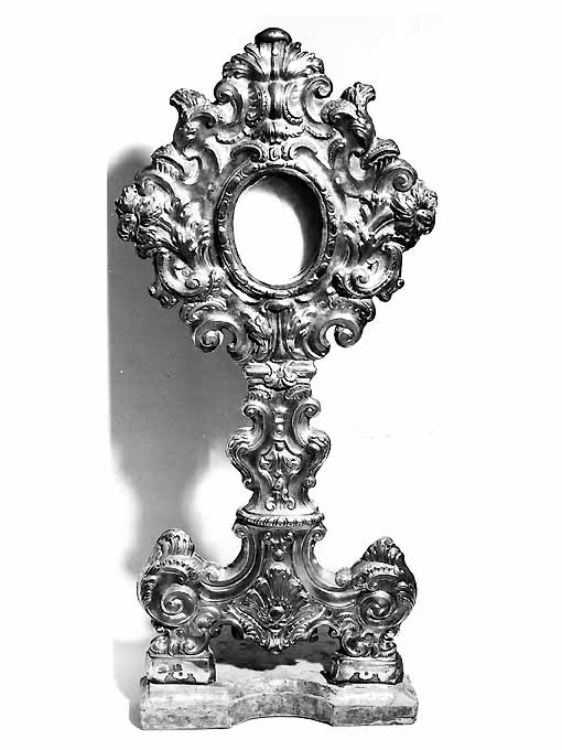 reliquiario - a ostensorio, opera isolata - bottega napoletana (sec. XVIII)