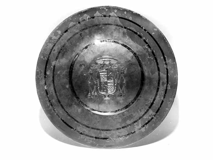 patena, opera isolata - bottega Italia meridionale (secc. XVIII/ XIX)