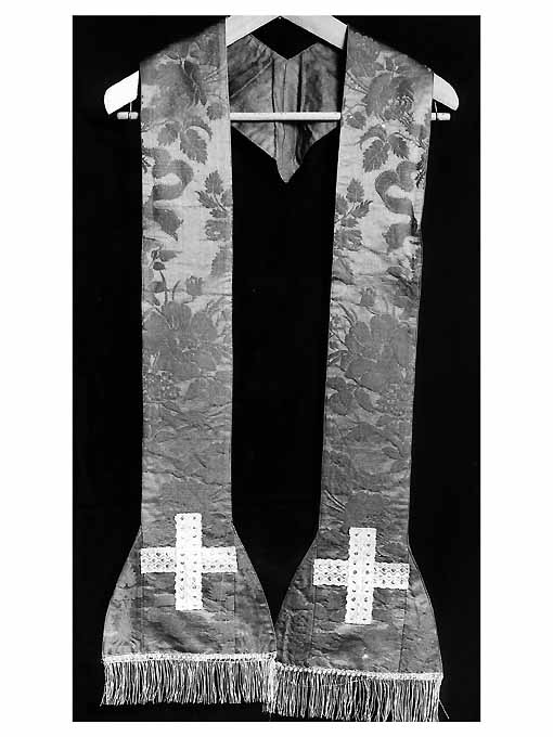 stola - manifattura Italia meridionale (fine/inizio secc. XIX/ XX)