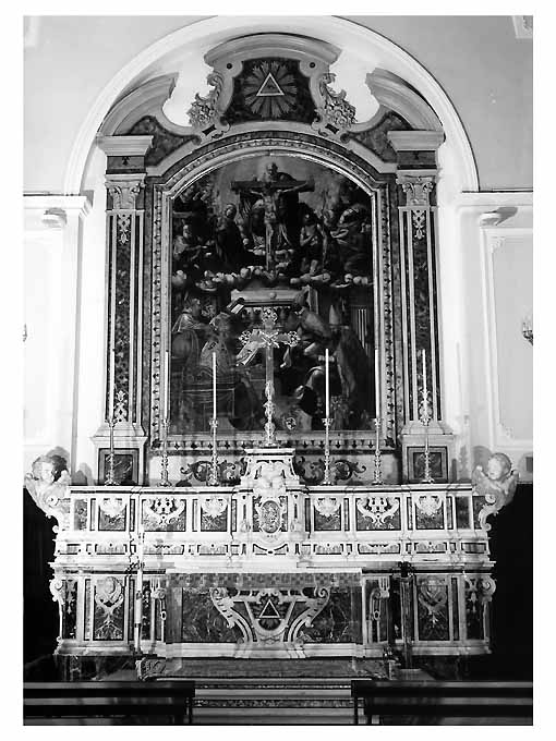 altare maggiore - manifattura napoletana (ultimo quarto sec. XVIII)