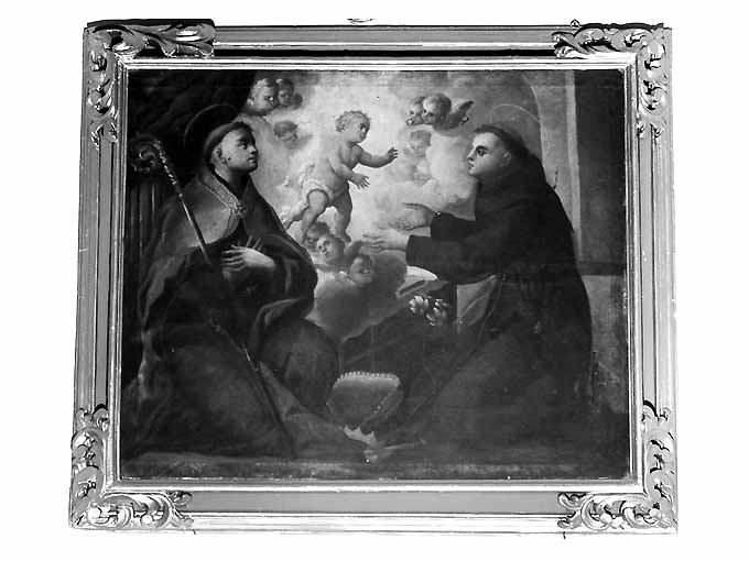 San Ludovico di Tolosa e sant'Antonio da Padova (dipinto, ciclo) di Miglionico Andrea (prima metà sec. XVIII)