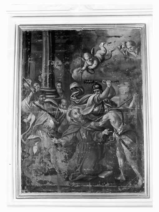 martirio di San Giacomo il Minore (dipinto) - ambito pugliese (sec. XVIII)