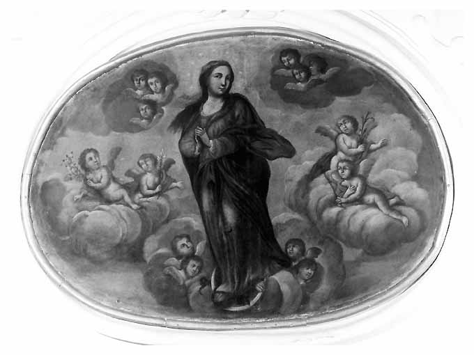 Immacolata Concezione (dipinto, ciclo) di Maramonte Niccolo' (attribuito) (sec. XVIII)