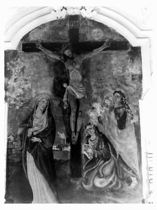 Crocifissione, crocifissione (dipinto) di Maramonte Niccolo' (attribuito) (sec. XVIII)