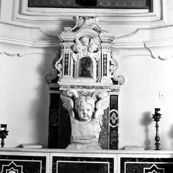 tabernacolo, frammento - ambito Italia meridionale (sec. XVIII)