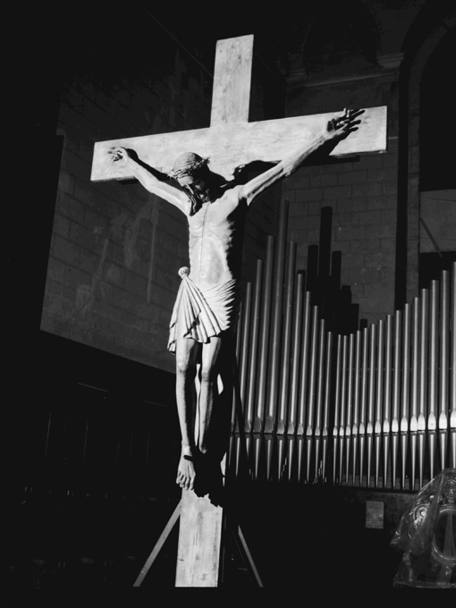 Cristo crocifisso (scultura) - ambito Italia meridionale (fine sec. XV)