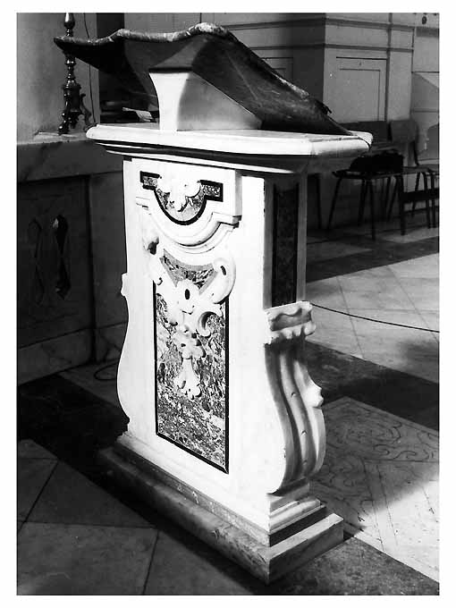 leggio - ambito pugliese (prima metà sec. XIX)