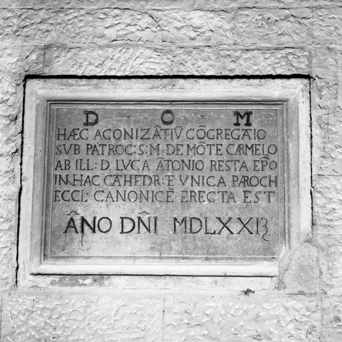 lapide - ambito pugliese (sec. XVI)