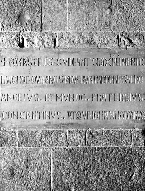 lapide - ambito pugliese (sec. XVI)