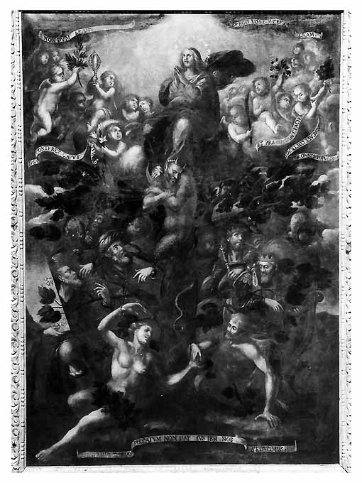 Immacolata Concezione (dipinto, opera isolata) - ambito napoletano (sec. XVIII)