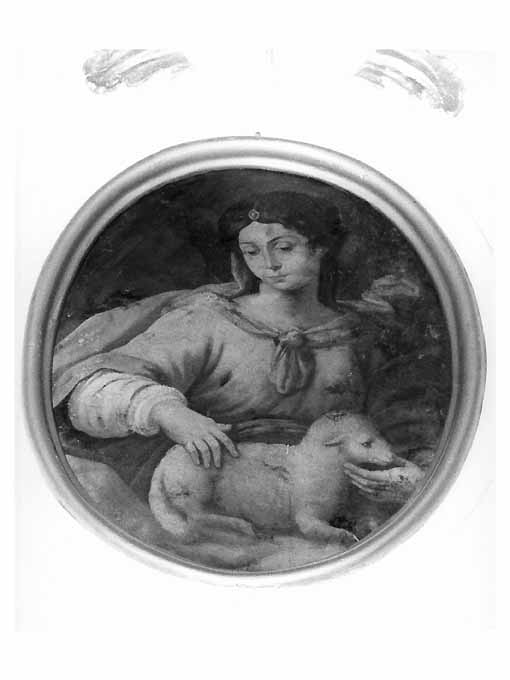 Sant'Agnese (dipinto, elemento d'insieme) - ambito napoletano (sec. XVIII)