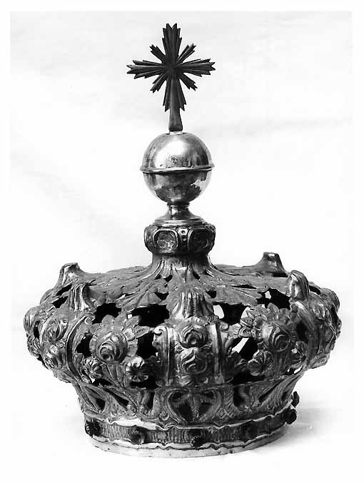 corona da statua, opera isolata - ambito pugliese (sec. XX)