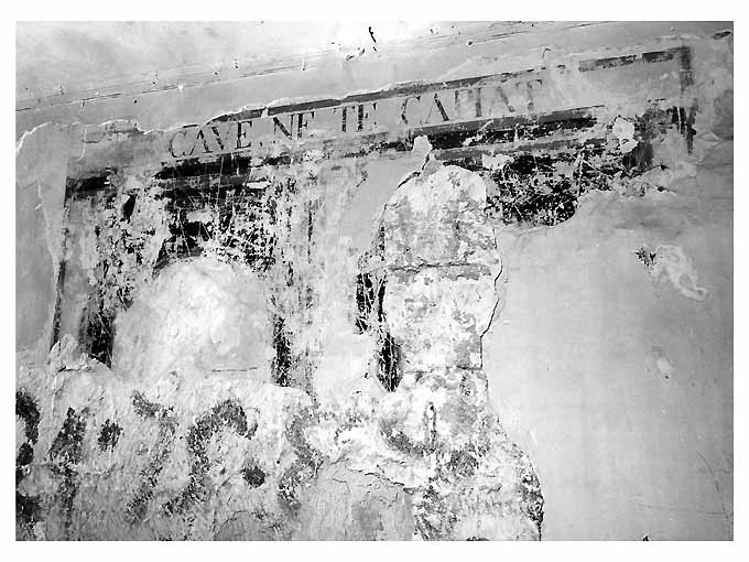 dipinto, frammento - ambito Italia meridionale (secc. XV/ XVI)