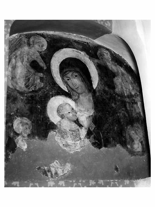 Madonna della Neve, Madonna con Bambino (dipinto, opera isolata) - ambito pugliese (secc. XIV/ XV)