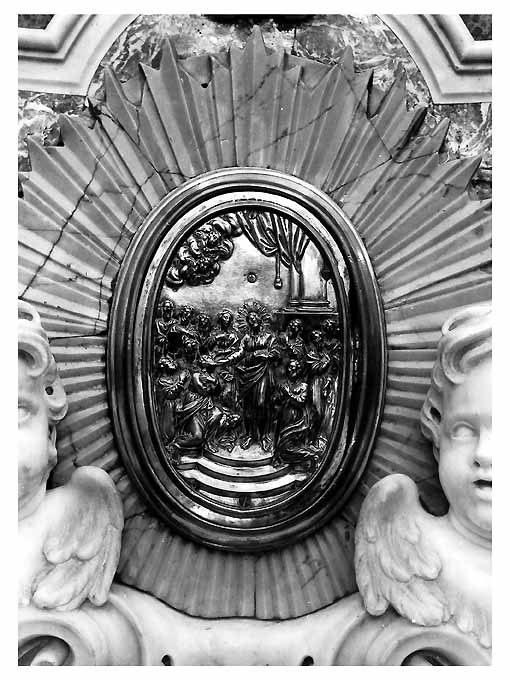 sportello di tabernacolo - ambito napoletano (sec. XVIII)