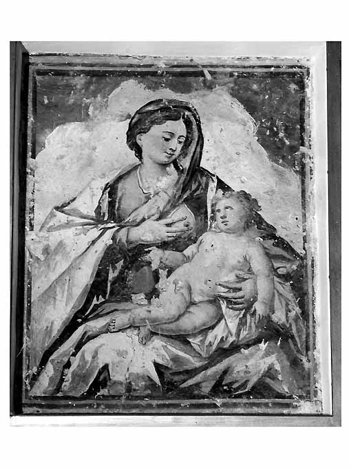 Madonna della Neve o del Latte, Madonna con Bambino (dipinto) - ambito Italia meridionale (sec. XVI)