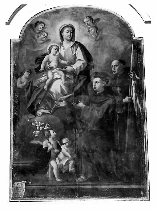 Vergine delle Grazie, Madonna delle Grazie e Santi (dipinto) di Frisardo Nicola (sec. XVIII)